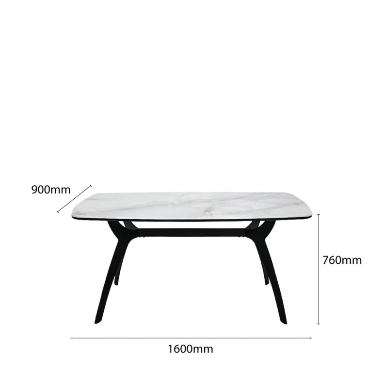 JOSE DINING TABLE W/ MARBLE TOP