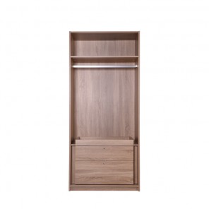 RENEE 2 DOORS WARDROBE CARCASS WITH DRAWERS (2B)