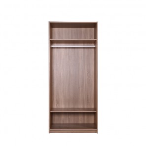 RENEE 2 DOORS WARDROBE CARCASS WITH SHELVES (2C)