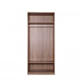 RENEE 2 DOORS WARDROBE CARCASS WITH SHELVES (2C)