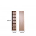 RENEE 1 DOOR WARDROBE CARCASS WITH SHELVES (1D)